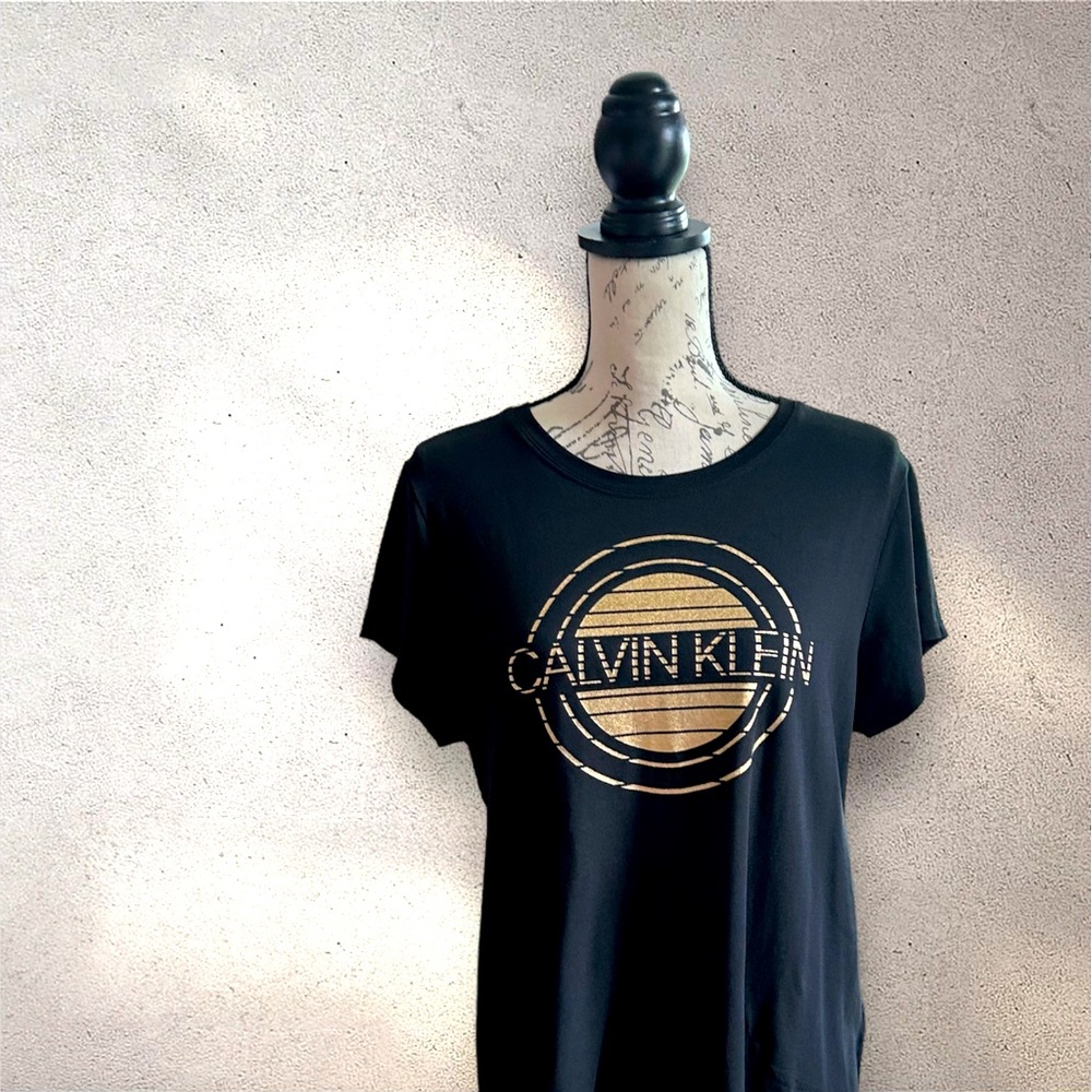 Calvin Klein Black Tee Shirt Size Large